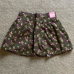 NWT Gymboree Floral Skort, 5 Slim